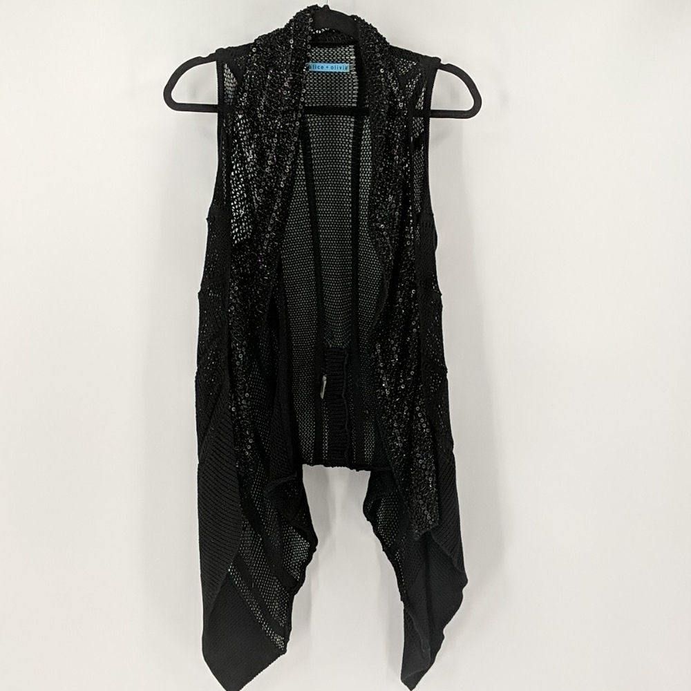 ALICE + OLIVIA Sequin Beaded Vest